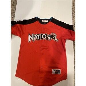 Majestic 2017 National League All Star Game Jersey  youth Medium orange Miami